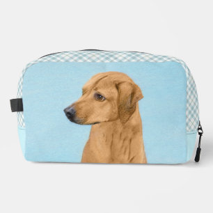 Trousse De Toilette Peinture de Rhodesian Ridgeback Rouge Blé Chien Ar