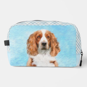 Trousse De Toilette Peinture de Springer Spaniel Gallois, Art Original