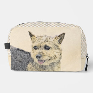 Trousse De Toilette Peinture de Terrier de Norwich Mignon Art Original