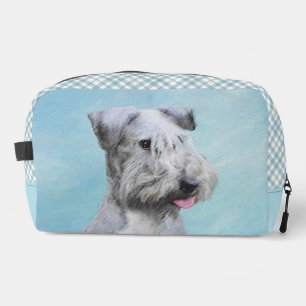 Trousse De Toilette Peinture de Terrier Tchèque Mignon Art Original de