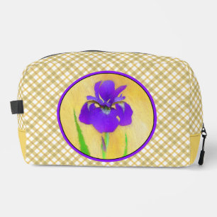 Trousse De Toilette Peinture d'Iris à barbe pourpre, Art floral origin