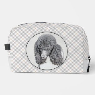 Trousse De Toilette Peinture standard de caniche Parti Black White Chi