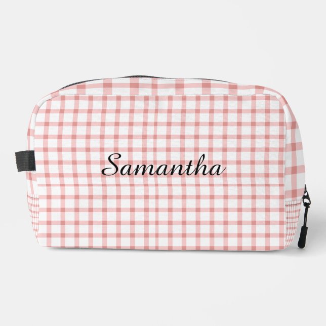 Trousse De Toilette Personalized Makeup Bag, Custom Makeup Bag, (Recto)