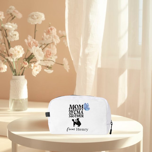 Trousse De Toilette Personalized Mom Typography Toiletry Bag (Créateur téléchargé)