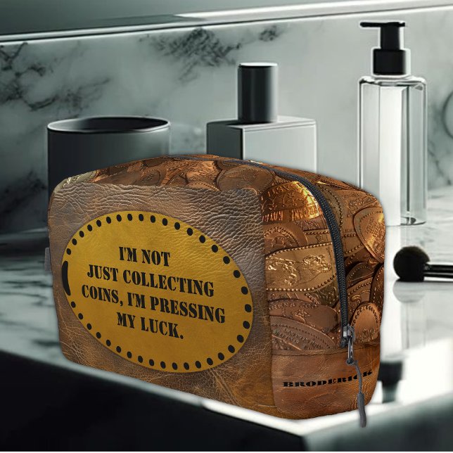 Trousse De Toilette Personnalisable pièce de souvenir élongée/penny pr (Créateur téléchargé)