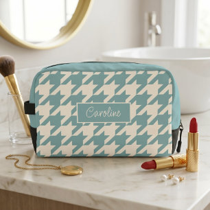 Trousse De Toilette Personnalisé bleu sarcelle vert écume de mer petit