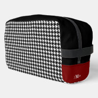 Trousse de toilette personnalisée à carreaux