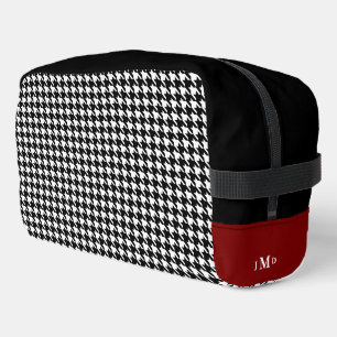 Trousse de toilette personnalisée à carreaux