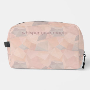 Trousse de toilette personnalisée Pastel Geometric