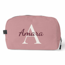 Trousse de toilette personnalisée tendance | Rose