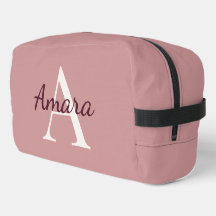 Trousse de toilette personnalisée tendance | Rose