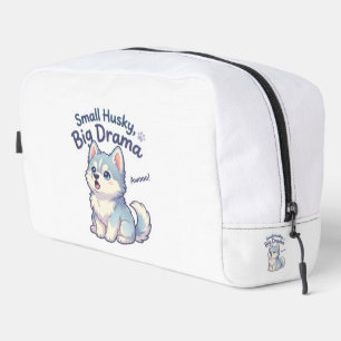 Trousse De Toilette Petit Husky Gros Drame Chiot Drôle