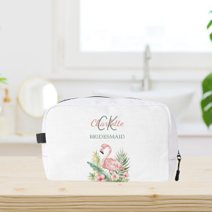 Trousse De Toilette Pink flamingo monogramme tropical