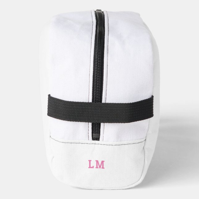 Trousse De Toilette Pink PKBL Social Club Crest Monogramme Pickleball (Gauche)