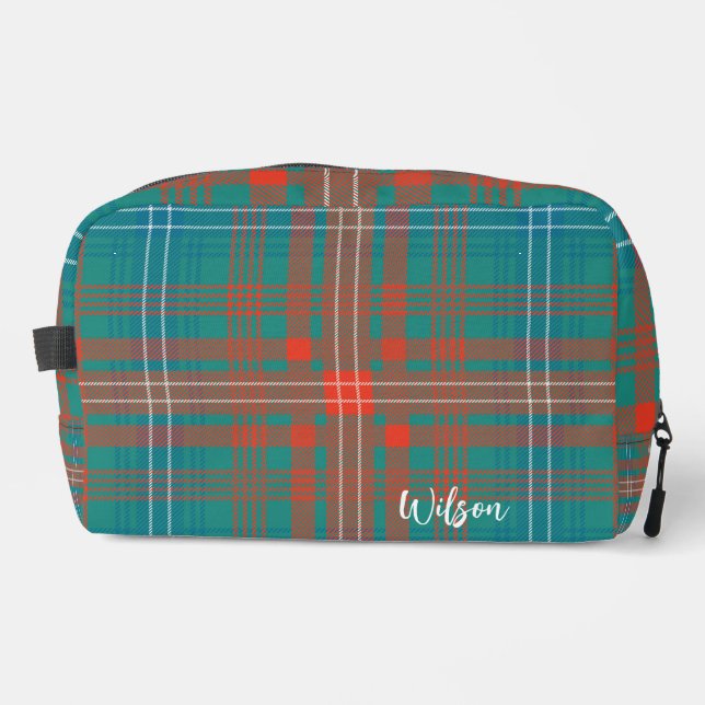 Trousse De Toilette Plaid Rustique classique Wilson Tartan (Recto)