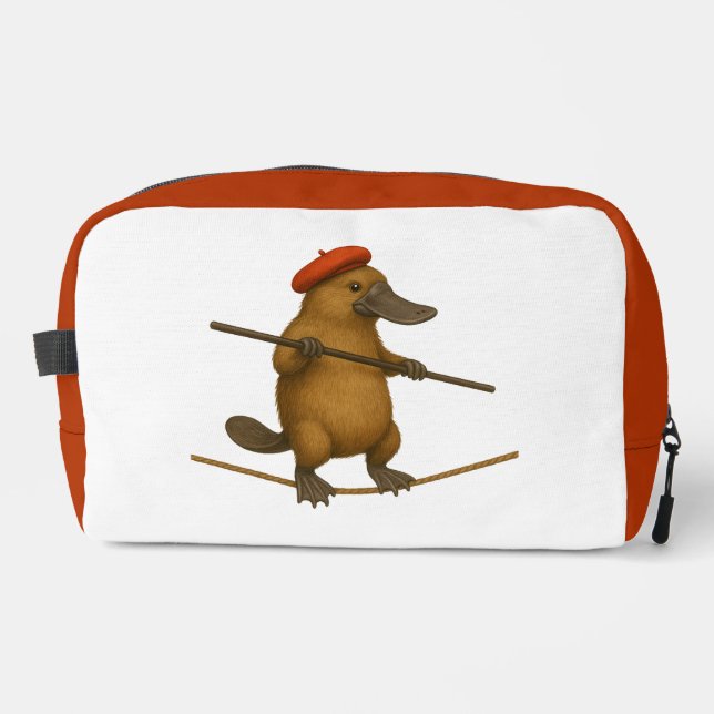 Trousse De Toilette Plato platypus tightrope walker (Recto)