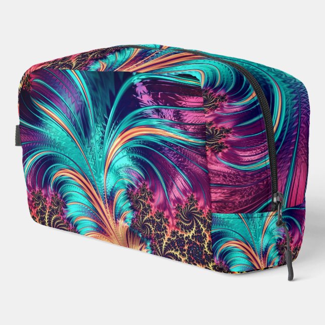 Trousse De Toilette Plumes de paon (Coin droit)