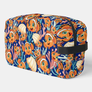 Trousse De Toilette Poisson clown Dessin animé mignon Famille Sous l'e