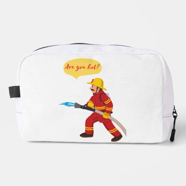 Trousse De Toilette pompier, tu as chaud ? (Recto)