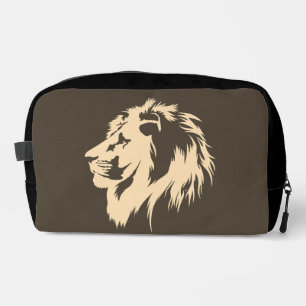 Trousse De Toilette Portrait de Lion (sable)