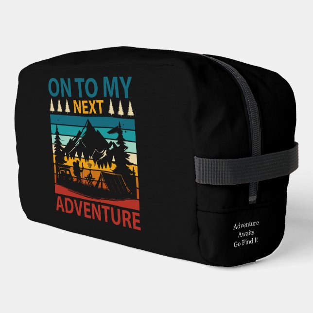 Trousse De Toilette Prochaine Aventure Attend (Coin gauche)