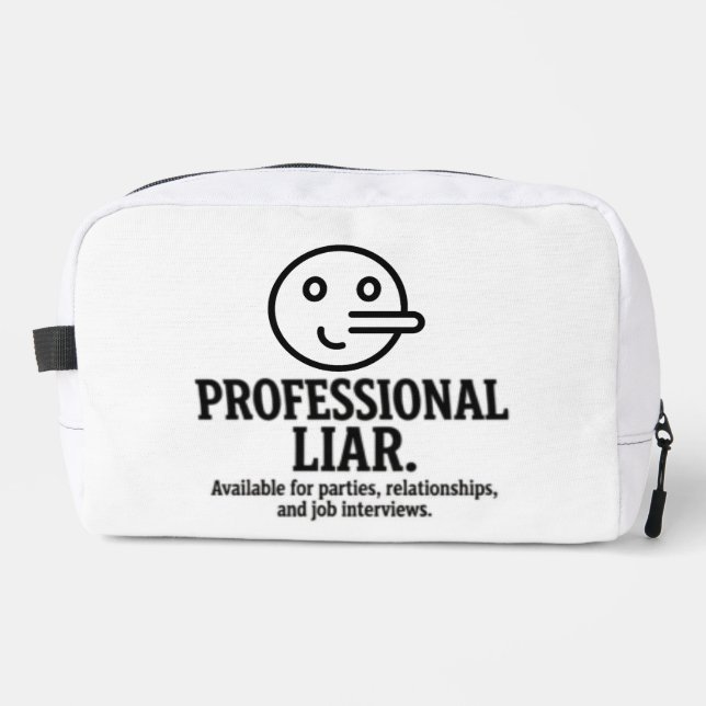 Trousse De Toilette Professional Liar For Parties, Relationships & Job (Recto)