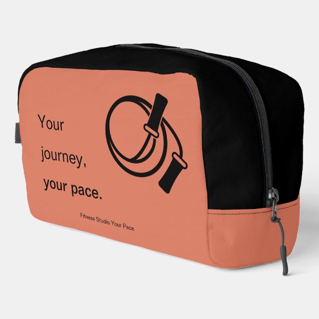 Trousse De Toilette Promo Votre Voyage Votre Rythme - Orange Noir (Coin droit)