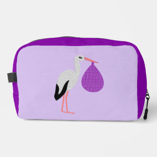 Trousse De Toilette Purple gender neutral Baby Stork