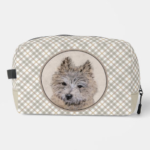 Trousse De Toilette Rat Terrier Peinture Tri Couleur Original Chien Ar