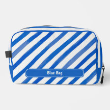 Rayures bleues sur fond blanc et texte