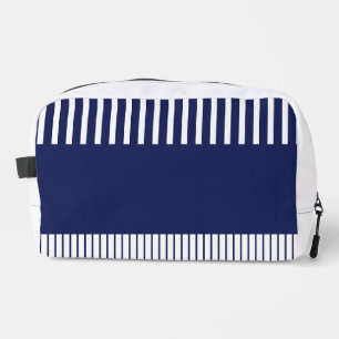 Trousse De Toilette Rayures Colour Pop - Bleu et Blanc