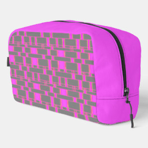 Trousse De Toilette Rectangle gris Motif 10