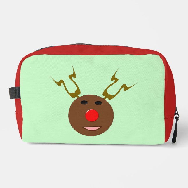 Trousse De Toilette Renne de Noël Cyber (Recto)