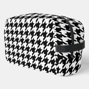 Trousse De Toilette Retro Moderne Noir Blanc Tissage des dents