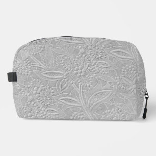 Trousse De Toilette Revêtement floral gris