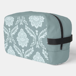 Trousse De Toilette Rococo Damask Grand Motif Œuf de Canard Bleu+Turqu