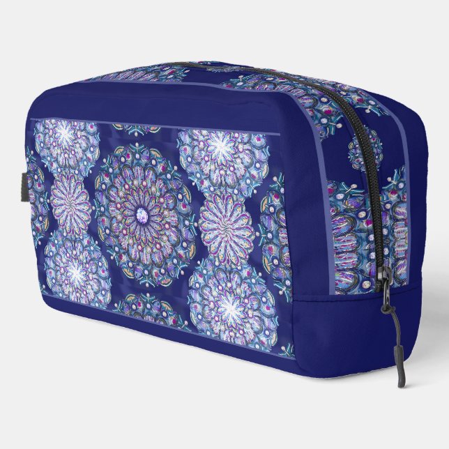 Trousse De Toilette Rosace bleue (Coin droit)