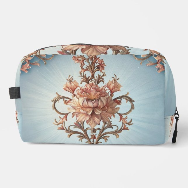 Trousse De Toilette Rose baroque  (Recto)