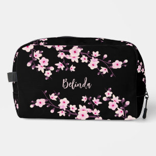 Trousse De Toilette Rose de Cerisier Noir Monogramme