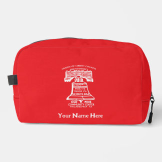 Trousse de toilette - Rouge (Personnalisé)