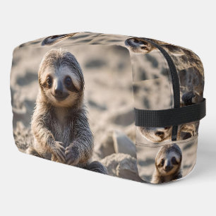 Trousse De Toilette Sandy Shores : bébé paresseux construisant des châ