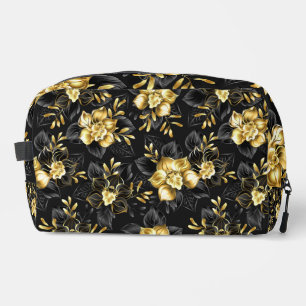 Trousse De Toilette Sans couture avec orchidées de bijoux