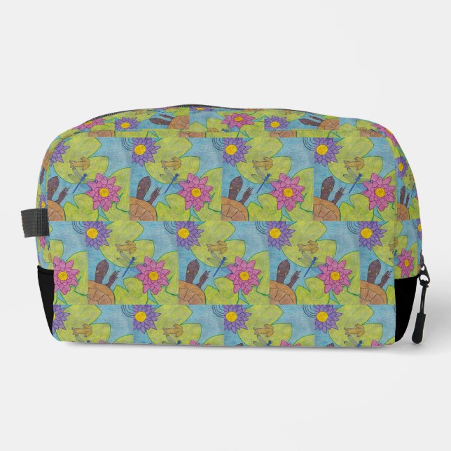 Trousse De Toilette Scène d'étang - Dopp Kit (Recto)
