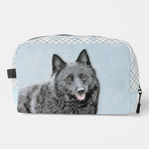 Trousse De Toilette Schipperke Peinture Black Cute Original Chien Art
