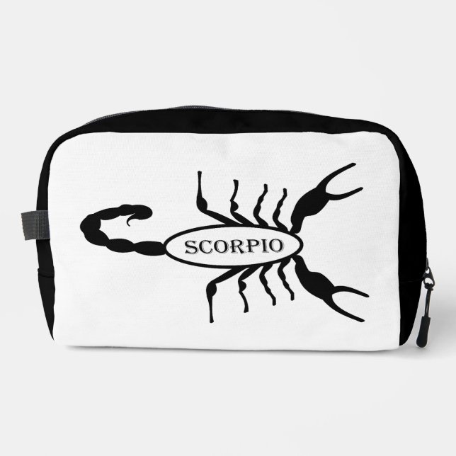 Trousse De Toilette Scorpio noir Scorpion étoile (Recto)