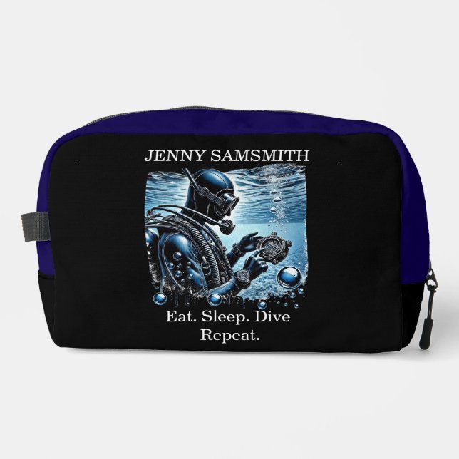 Trousse De Toilette Scuba Fun : La vie sous les vagues! (Recto)