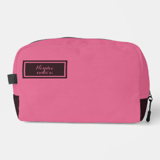 Trousse De Toilette Sérieux Classique Minimal Simple Rose