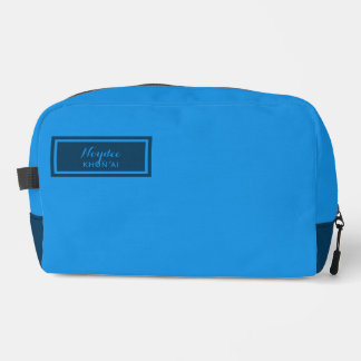 Trousse De Toilette Serious Classic Minimal Simple Blue