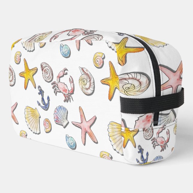 Trousse De Toilette Simple Conception de plage mignonne  (Coin gauche)