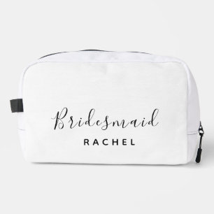 Trousse De Toilette Simple robe de demoiselle d'honneur personnalisée